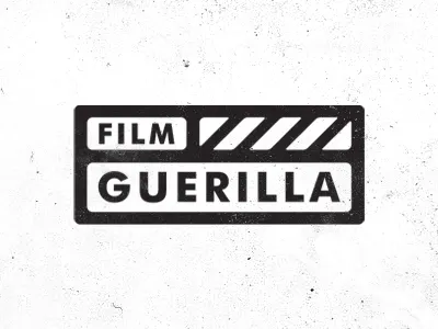Film Guerilla black branding clapper clapperboard design film germany identity logo stationary texture