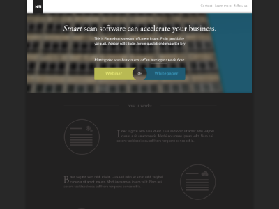 Landing page flat design home page landing page ui design ux design