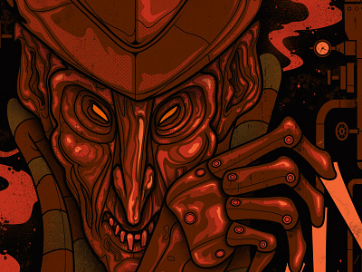 Nightmare On Elm Street for Mondo elm street freddy horror mondo movie nightmare poster screen print