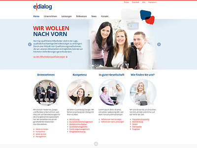 corporate website clean corporate flat no shadow photoshop website