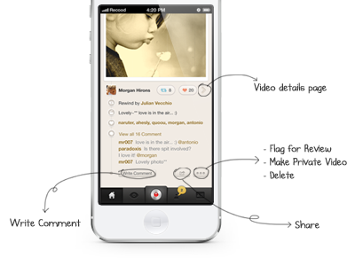 Recood Feed Guide app feed filter instagram for video iphone recood video