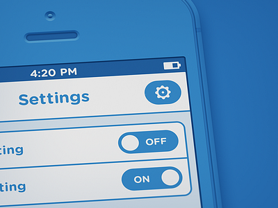 Blaubarry iPhone Blueprint blue blueprint iphone kit mockup retina template ui wireframe