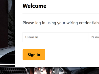 Login Page button form login ui