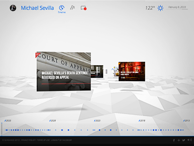 Rectify 3d design facebook html icons social terrain web webgl