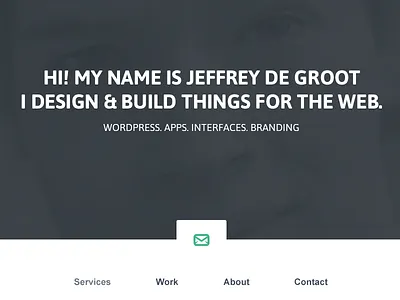 New Portfolio Design flat new personal portfolio redesign soft webdesign