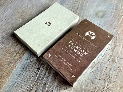 BritishSteele - New Bamboo Cards bamboo brand business card identity logo