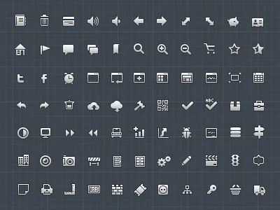 Mini Icons icons mini set