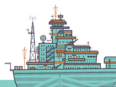 MailChimp Presents: Roman Mars cool dudes illustration mailchimp ocean podcast poster razzle dazzle roman mars screenprint ship