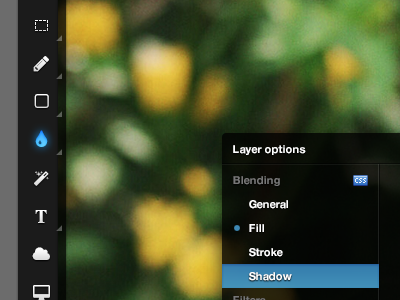 Photo Editor black dark photo editor ui
