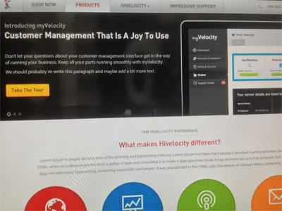 Hivelocity Redesign banner clean footer header hivelocity hosting modern packages plans skeuomorphic weather app testimonials website