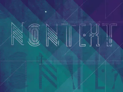 NONTEXT client conceptual gradient illustrator layers line nontext overlapping promotional shape texture