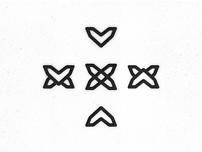 Icons - experimenting branding heart icon