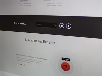 Clean. clean flat icons landing page mike busby minimalistic modern skeuominimalism ui