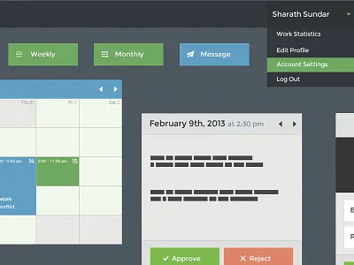 Artboard artboard buttons calendar dropdown experiment ui