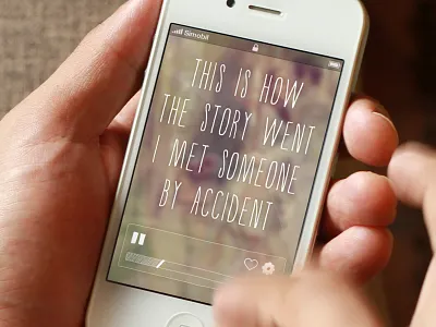 Playing your favorite song ♫ app lyrics music play ui