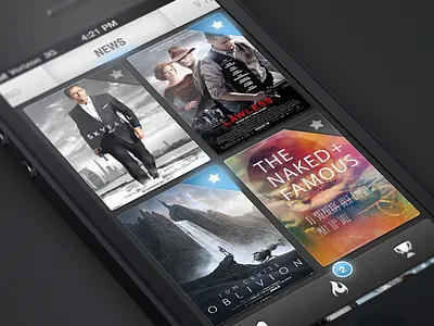 Another app in progress app bands dashboard favorites iphone movies music news stars