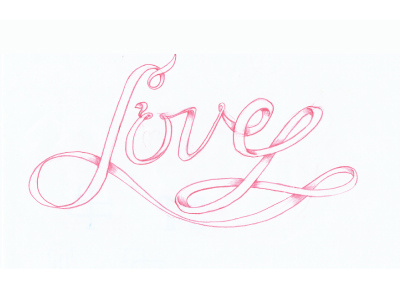 Lovely hand done script