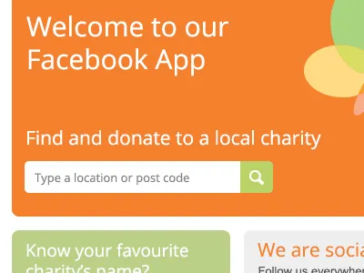 Facebook App app facebook open sans orange rounded work