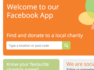 Facebook App app facebook open sans orange rounded work
