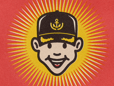 PNYC - Captain's Cap anchor ascot boat captain design hat illustration port noonan rinker texture vector yachting