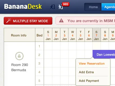 Months View app button calendar glyph icon popup timeline todolist ui ux