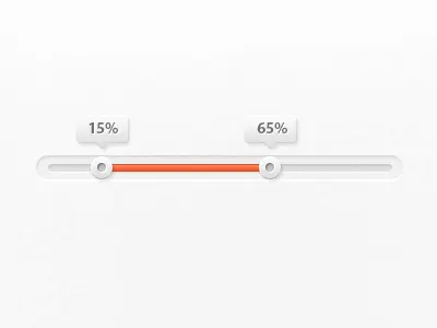 Free Psd Slider clean download free interface ipad iphone psd range slider ui white