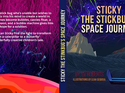 Sticky the Stickbug's Space Journey design graphic design illustration typography