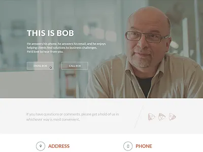 This is Bob bob colorkite contact design lato web