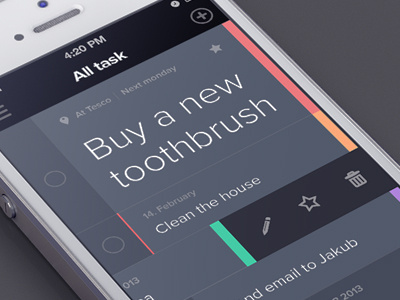 Task app app edit flat task