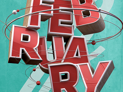 Calendar | February! calendar february graphic design print