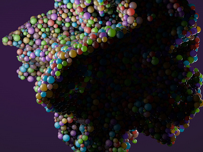 Semi Organic 365things 3d c4d cinema 4d cloner molecule organic progressive progressive renderer subsurface subsurface scattering test