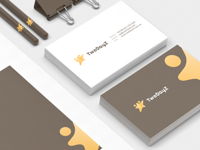 TwoDayZ 2 active app branding ci corporate day days friendly fun gradient jump logo mark media people sign social together two z