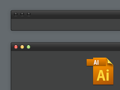 Free Vector Dark OSX Finder Window ai dark file finder free freebie illustrator vector window