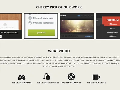 Flatt block dark design flat modern site square web