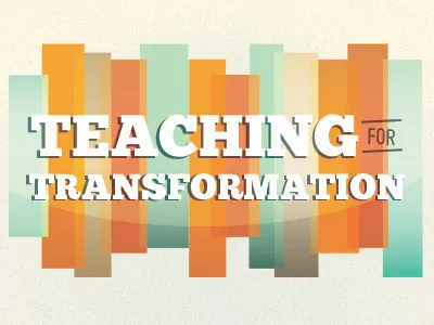 Teaching for Transformation event house church illustrator ministry movement panels poster shift teaching transformation