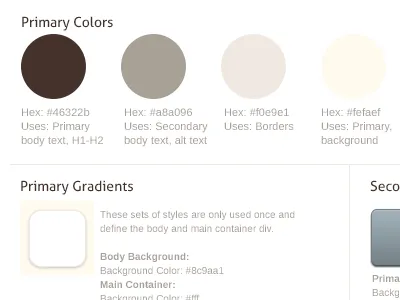 Colors & Gradients charlotte startup style tile