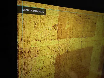 NATALYA ZALOZNAYA atrokhau painting site web webdesign yellow