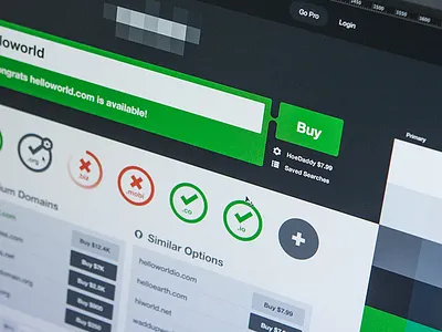 Domain Search Website animation button domain form icon identity input name nav navigation refresh reload search ui web website