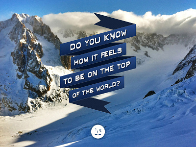 Qrator experiences campaign experience mountain photo photography qrator quote type typography wallpaper