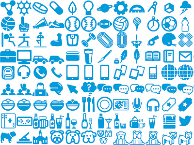 Drake University Icon Set (First Draft) blue book college dog drake education icon iconography misc pill print school science university vector web