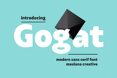 Gogat Modern Sans Serif Font awesome font branding font fonts graphic design helvetica font logo modern font nostalgic sans font sans serif