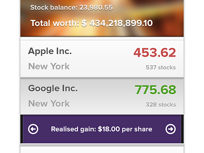 My profile active curtis jackson dropdown ios ios interfaces iphone pressed profile retina speculate states stocks ui