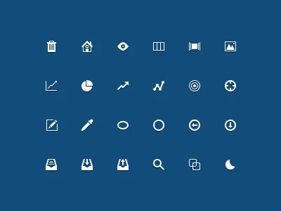 200 Glyphs 200 arrows clean free freebies glyphs icons micro icons minimal trash icon ui user icon web website