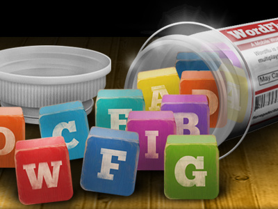 up coming iOS wordgame game gui ios photoshop ui