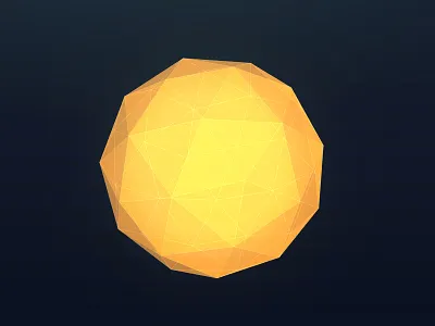 Early motion test 3d app c cinder experiment glow ios iphone low poly low polygon lowpoly model movie orb settings sun test video weather