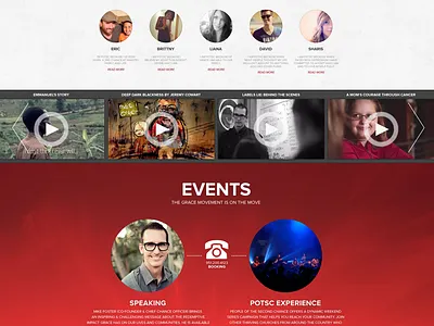 People Of The Second Chance 1 pager background chance foster full one pager parallax people second