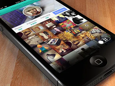 iPhone - App Profile app iphone photos profile
