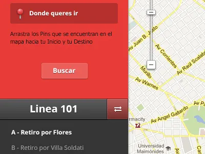 Redesign II maps sidebar