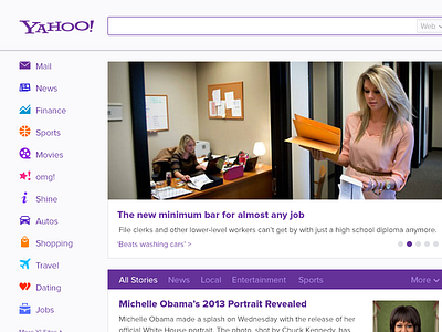 Yahoo Redesign Reconstructed reconstruction redesign redux yahoo