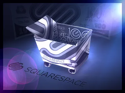 Squarespace Origami Cart bill cart commerce icon money origami shopping squarespace squarespace commerce